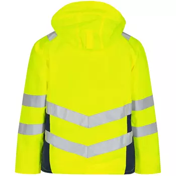 Engel Safety women's winter jacket, Yellow/Blue Ink