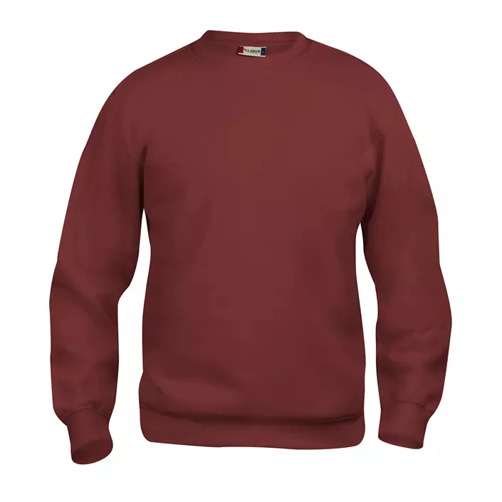 Clique Basic Roundneck sweatshirt, Bordeaux, large image number 0