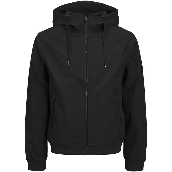 Jack & Jones Plus JJEBASIC softshell jacket, Black, large image number 0