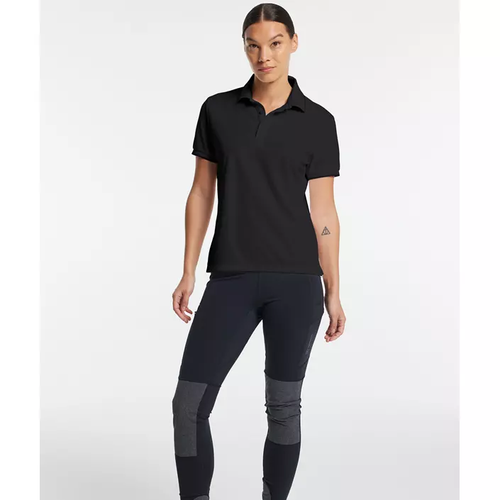 Tenson TXlite Q-dry pikétröja dam, Black, large image number 1