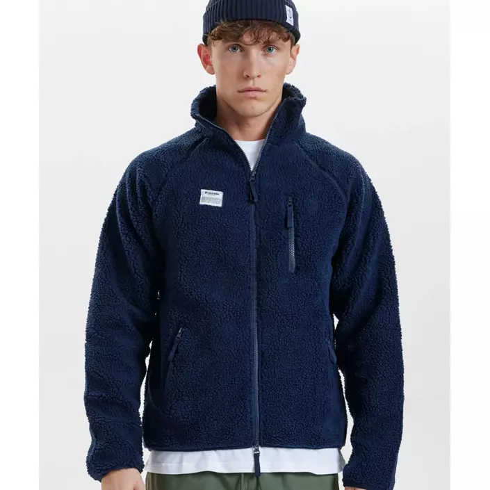 Resteröds fiberpelsjakke, Navy, large image number 1