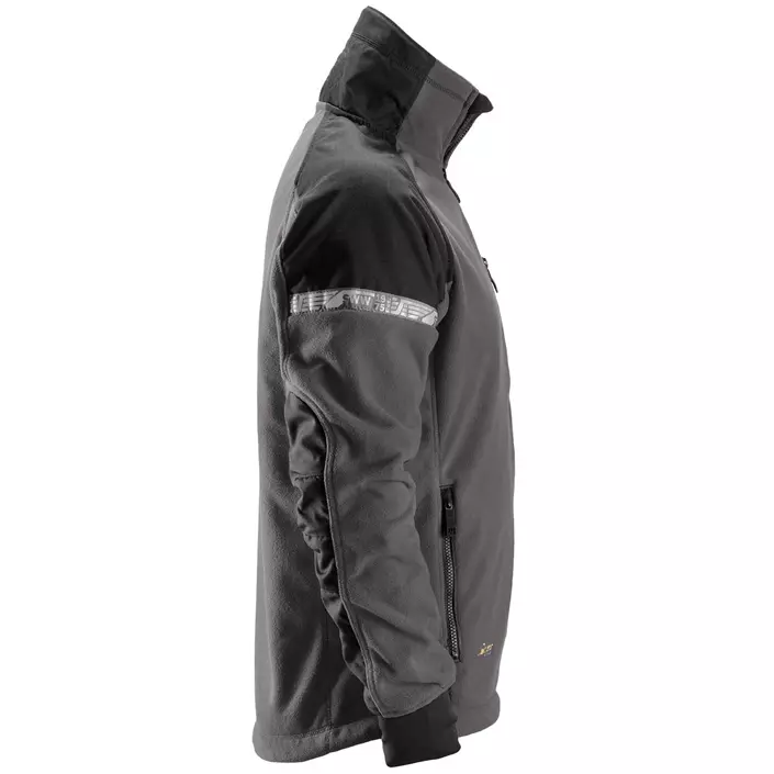 Snickers AllroundWork fleece jacket 8005, Steel Grey/Black, large image number 3