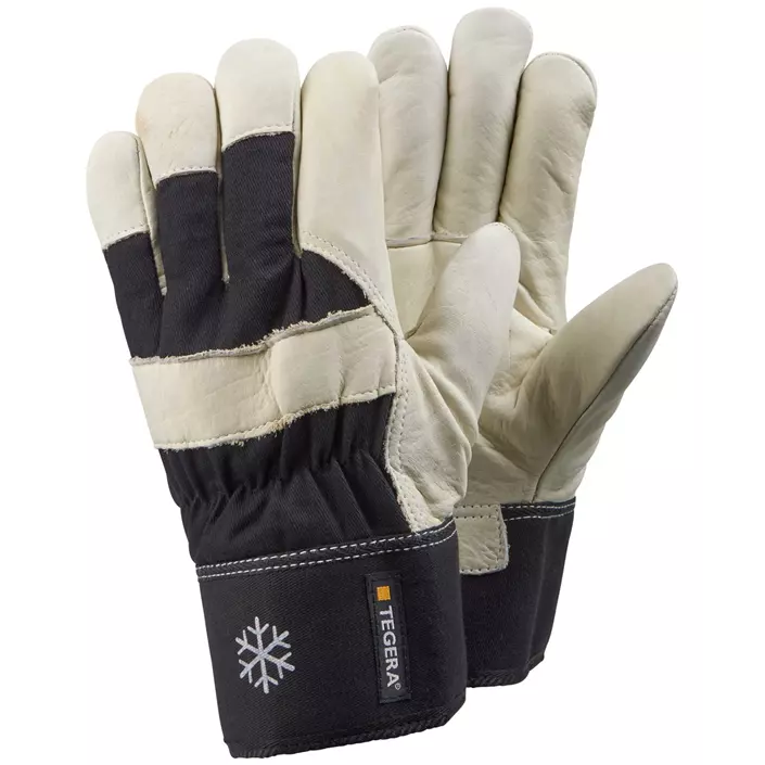 Tegera 203 winter work gloves, Black/Nature, large image number 0
