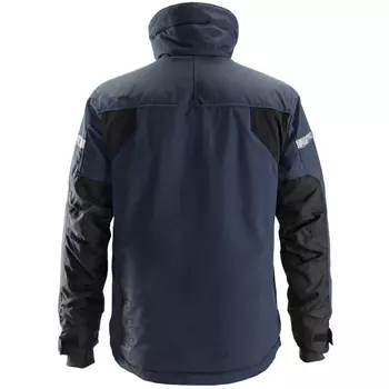 Snickers AllroundWork 37.5® winter work jacket 1100, Marine Blue/Black