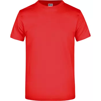 James & Nicholson T-Shirt Round-T Heavy, Tomato