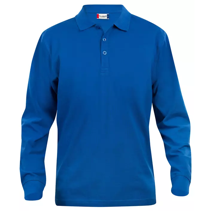 Clique Classic Lincoln long-sleeved polo, Royal Blue, large image number 0