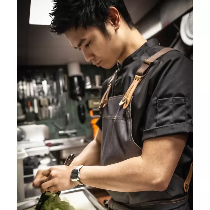 Segers 1011 short-sleeved chef shirt, Black, large image number 5