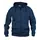 Clique Basic Hoody hoodie with full zipper, Dark navy, Dark navy, swatch
