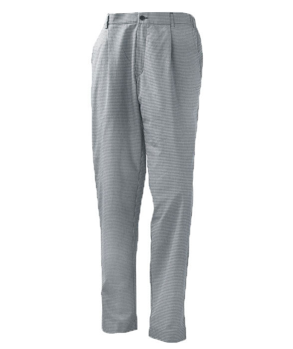 Toni Lee Fame Damen Kochhosen, Pepita Muster Schwarz/Grau