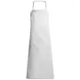 Kentaur wide bib apron, White