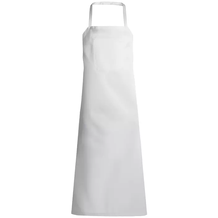 Kentaur wide bib apron, White, White, large image number 0