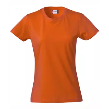 Clique Basic T-shirt dam, Blood orange