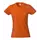 Clique Basic dame T-shirt, Blood orange, Blood orange, swatch
