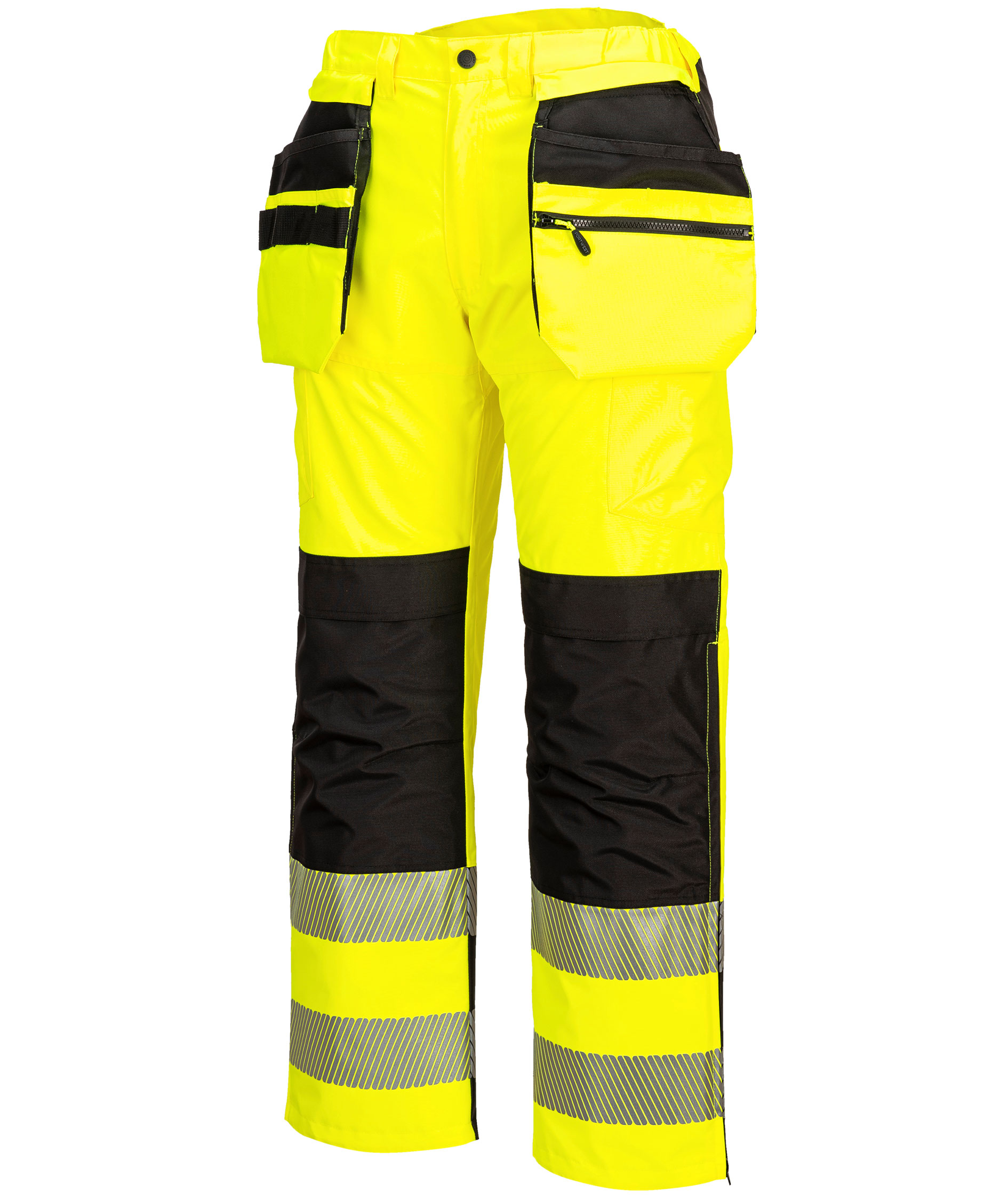 Portwest PW3 shell trousers, Hi-Vis Yellow