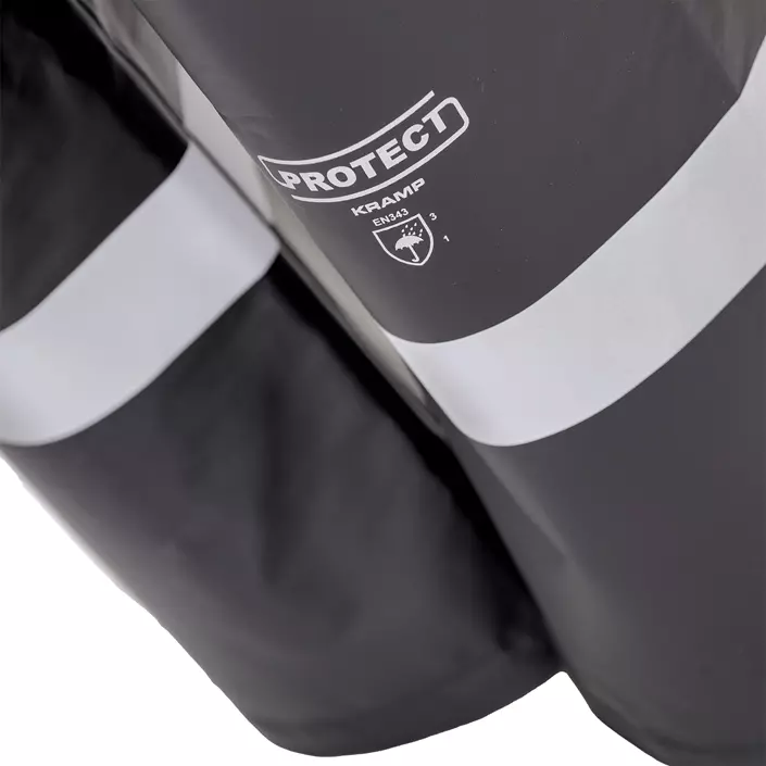 Kramp Protect regnhängselbyxa, Svart, large image number 7