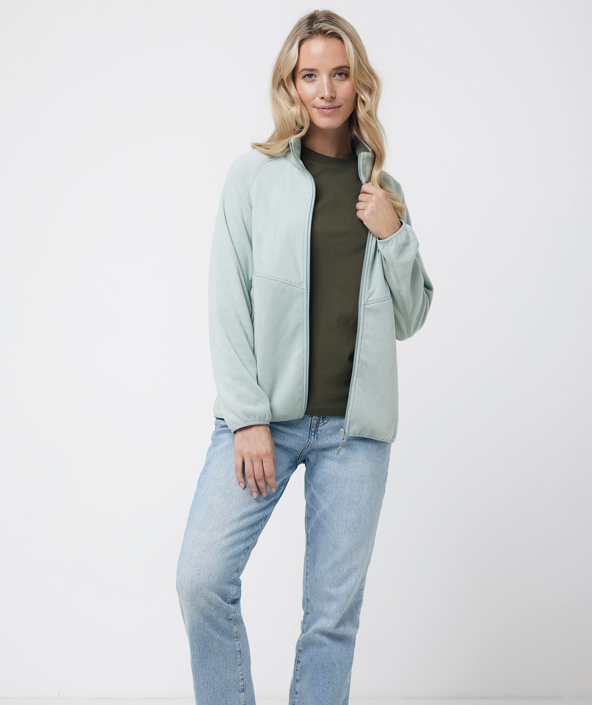 Iqoniq Talung fleecetr&ouml;ja, Iceberg Green, large image number 9