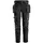 Snickers AllroundWork dame håndverksbukse 6775 full stretch, Black, Black, swatch
