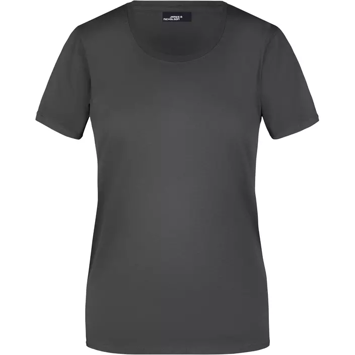 James & Nicholson Basic-T women's T-shirt, Graphite, large image number 0