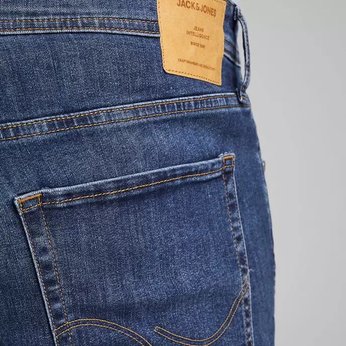 Jack & Jones JJITIM JJORIGINAL AM814 Plus Size Slim Fit Jeans, Blue Denim, large image number 6