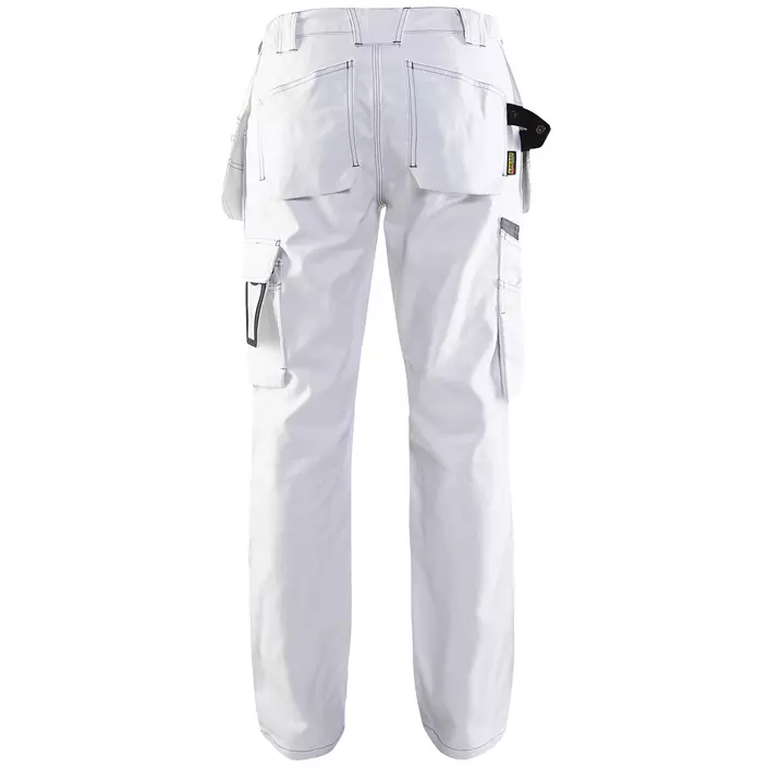 Blåkläder women's craftsman trousers, White/dark grey, large image number 1