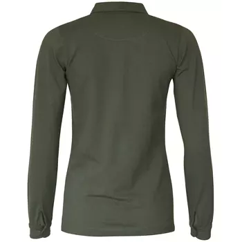 Nimbus Carlington long-sleeved women's polo shirt, Olive Green