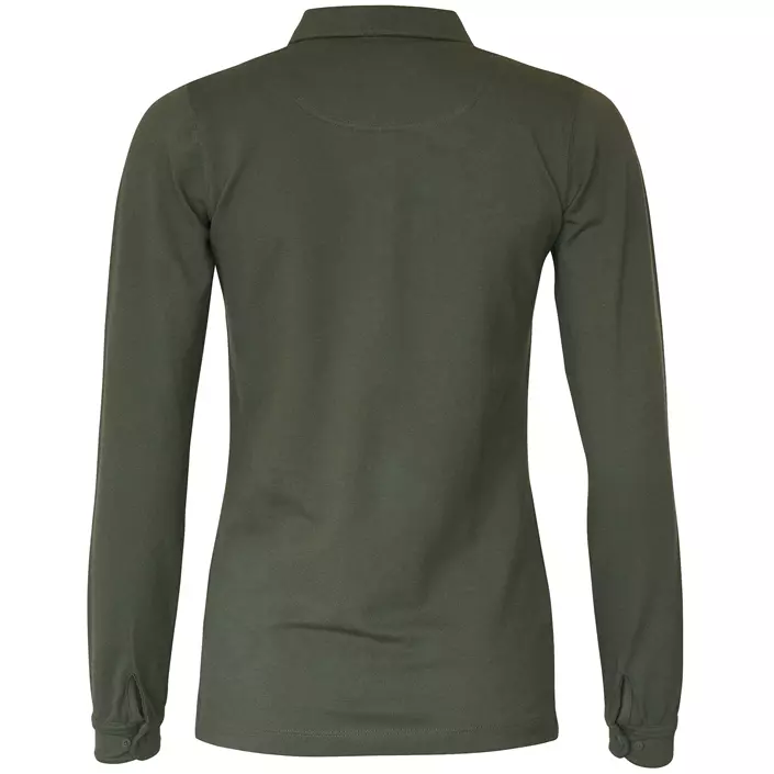 Nimbus Carlington long-sleeved women's polo shirt, Olive Green, large image number 1
