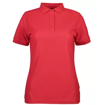 GEYSER women's functional polo shirt, Red