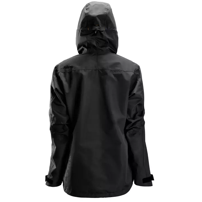 Snickers AllroundWork women's waterproof shell jacket 1367, Black, large image number 1