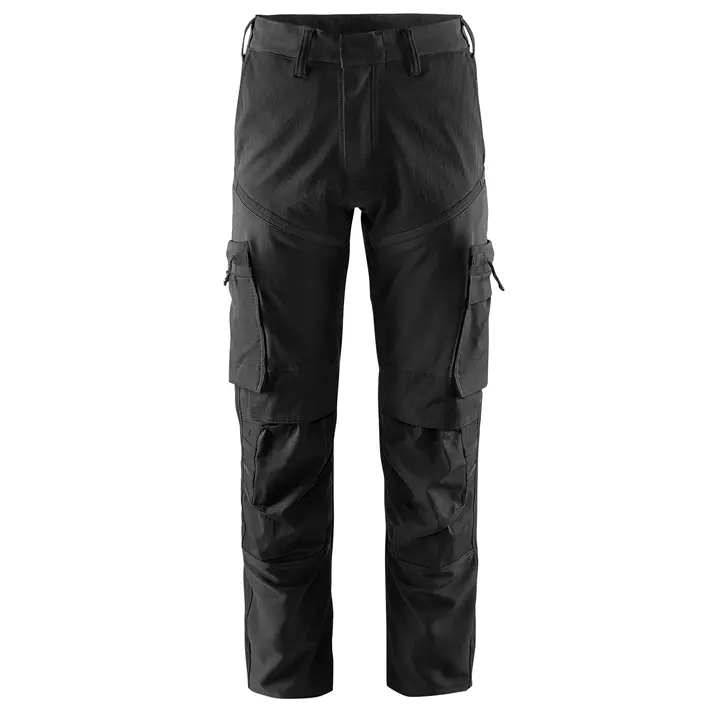Fristads work trousers 2653 LWS full stretch, Black, large image number 0
