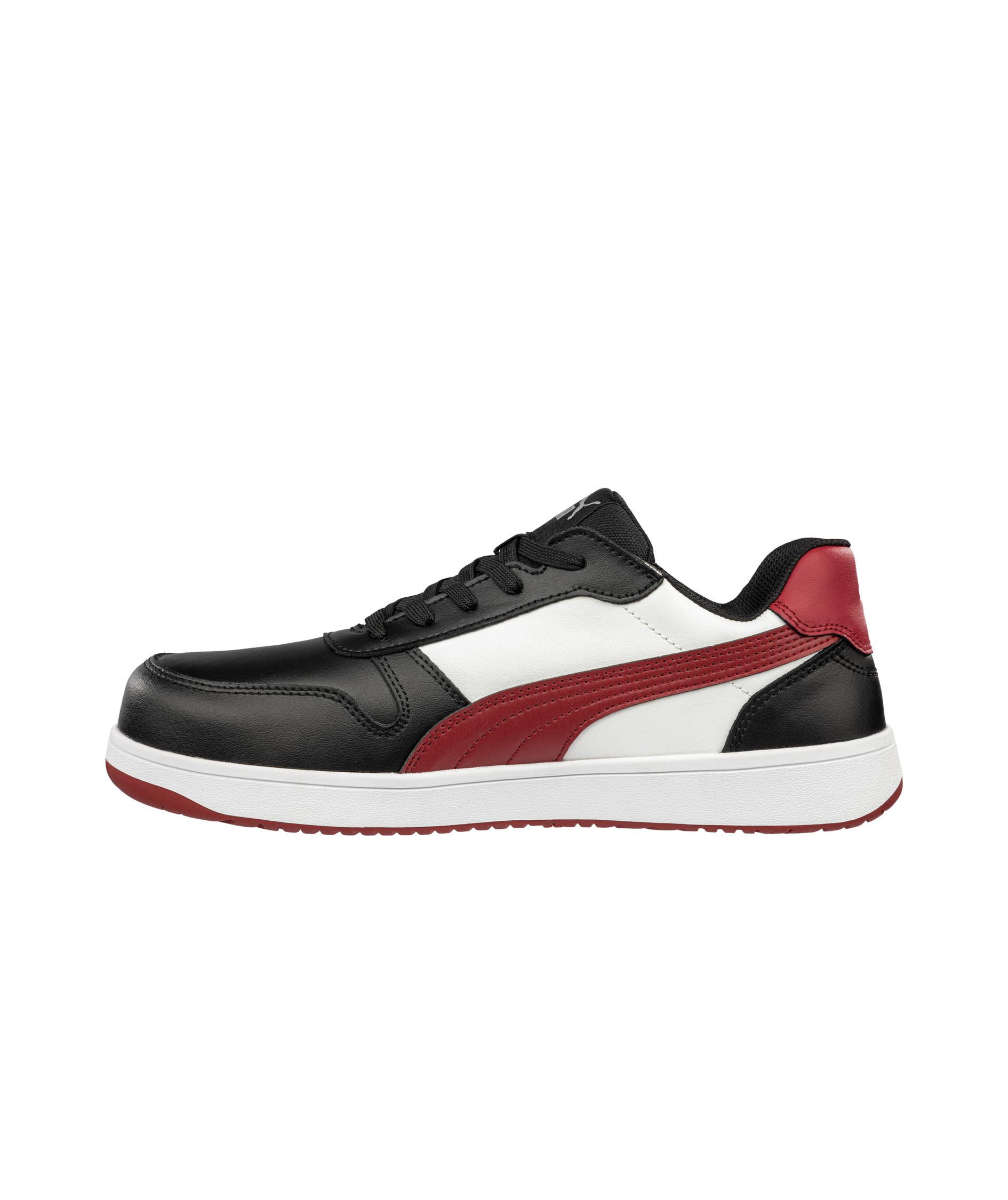 Puma Frontcourt Low Sicherheitsschuhe S3L, Schwarz/Wei&szlig;/Rot, Schwarz/Wei&szlig;/Rot, large image number 1