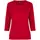 ID PRO Wear 3/4 ærmet dame T-shirt, Rød, Rød, swatch