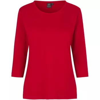 ID PRO Wear 3/4 sleeved women's T-shirt, Red