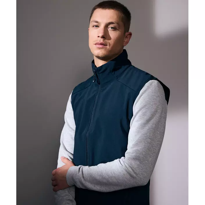 ID funksjonell softshell vest, Navy, large image number 1