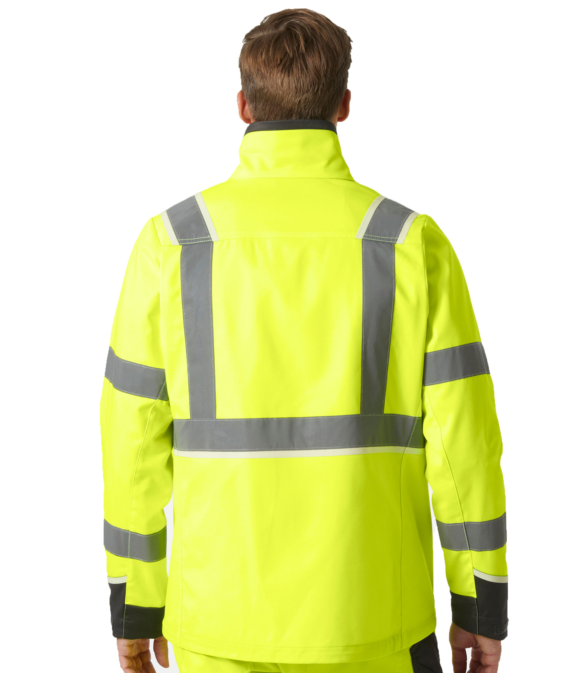 Helly Hansen UC-ME work jacket, Hi-vis yellow/Ebony, large image number 3