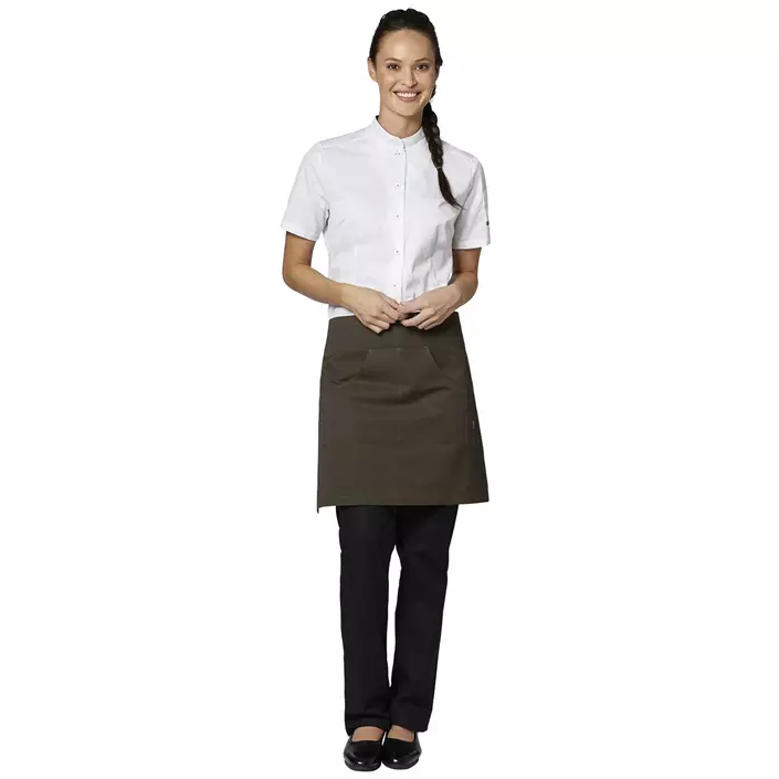 Kentaur apron with pockets, Olive Green, Olive Green, large image number 1