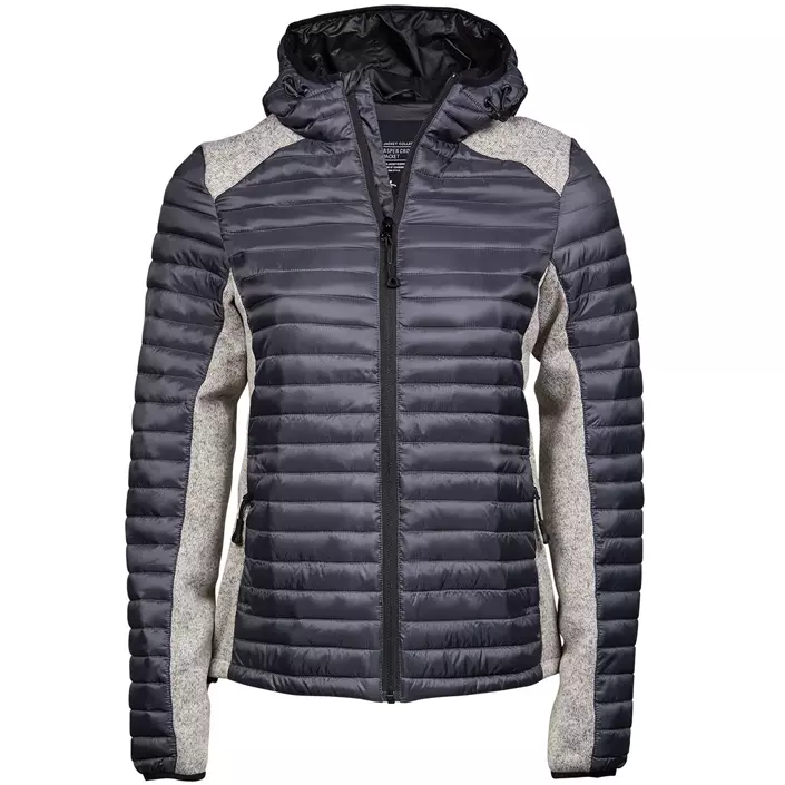 Tee Jays Hooded Crossover women's jacket, Space Grey, large image number 0