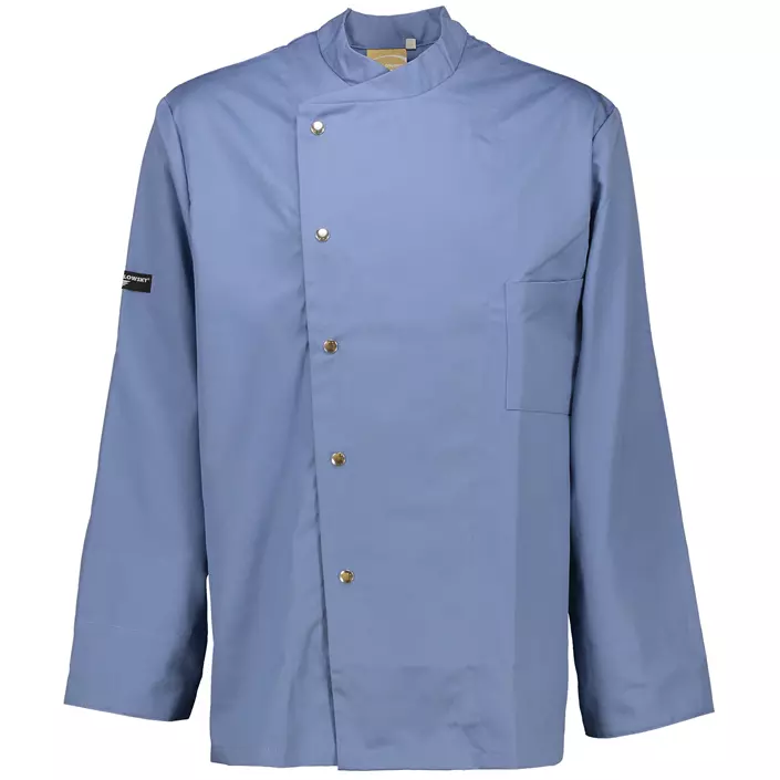 Karlowsky Lars chefs jacket, Grey/Blue, large image number 0