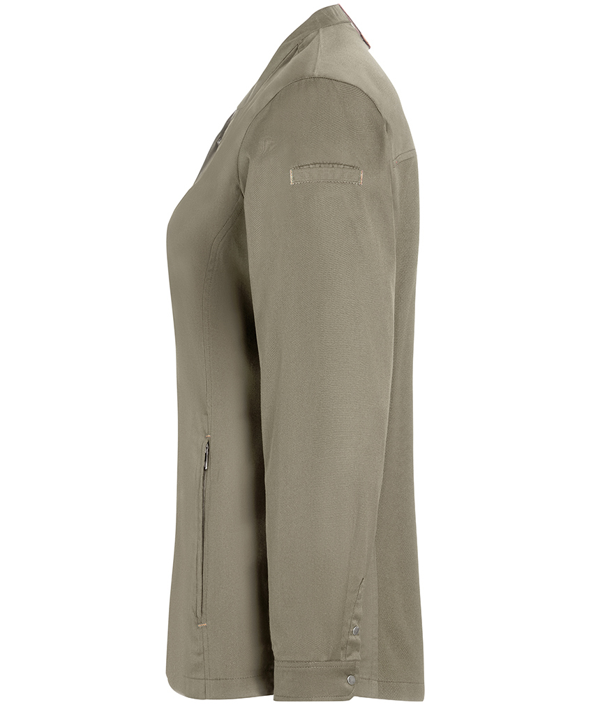 Karlowsky Green-Generation women's chefs jacket, sage, large image number 3