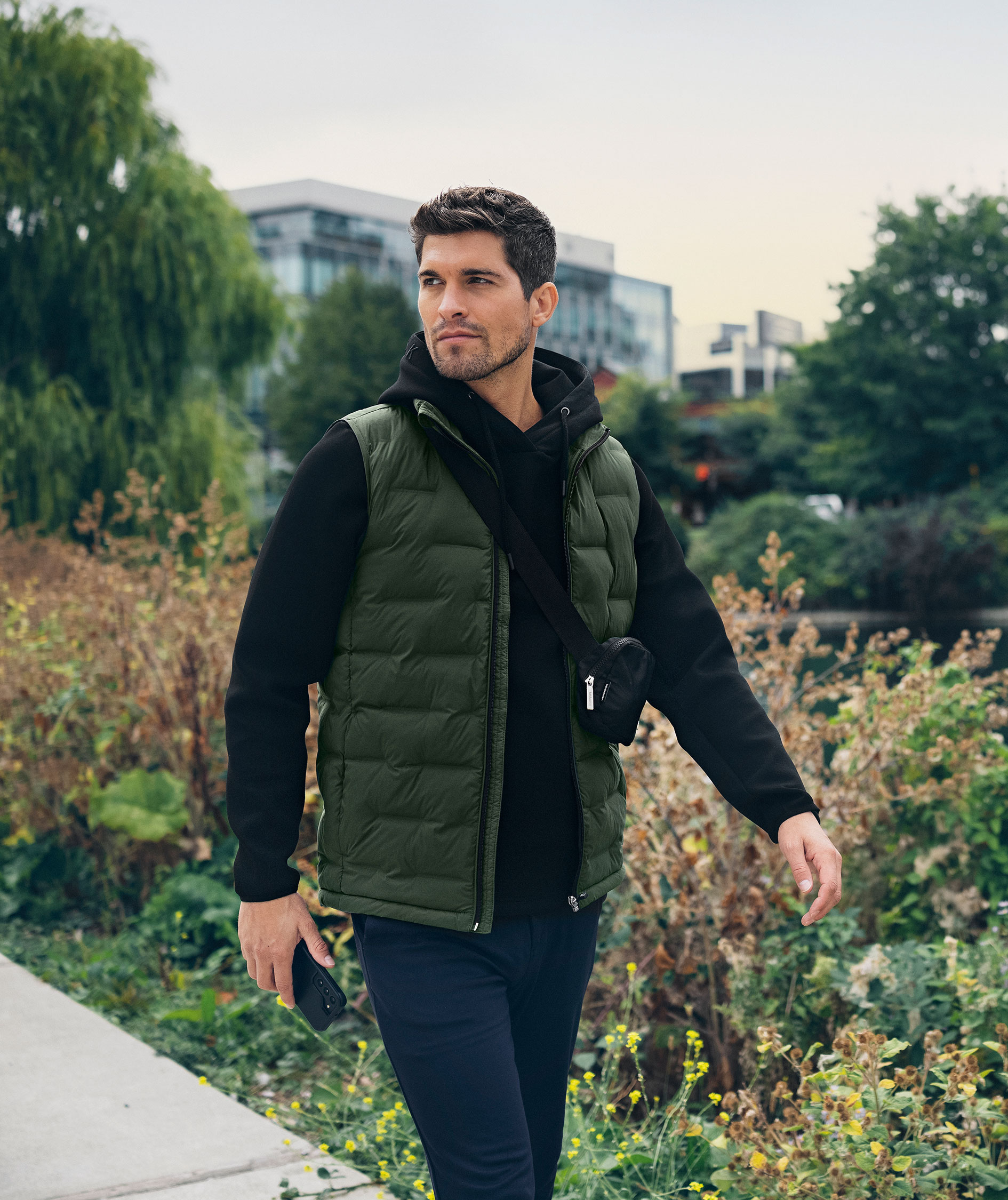 Cutter & Buck Pemberton hoodie, Black, large image number 5