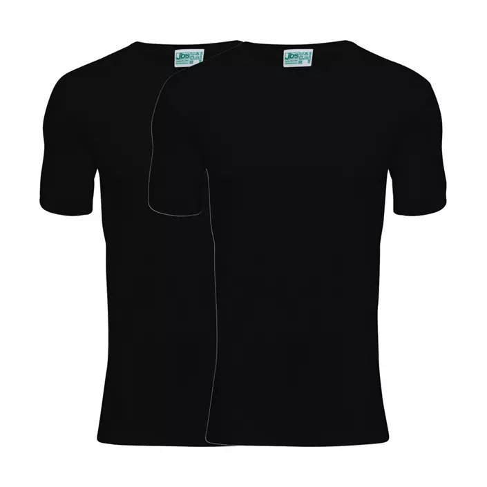 JBS 2-pack kortärmad undertröja, Svart, large image number 0