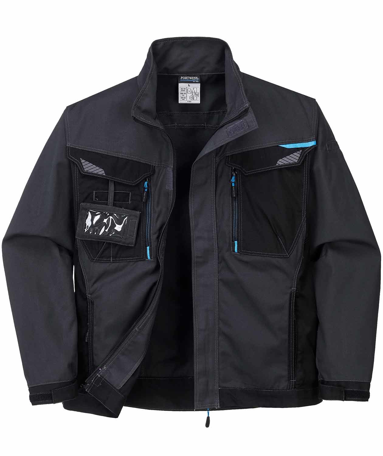 Portwest WX3 work jacket, Metal Grey, large image number 4