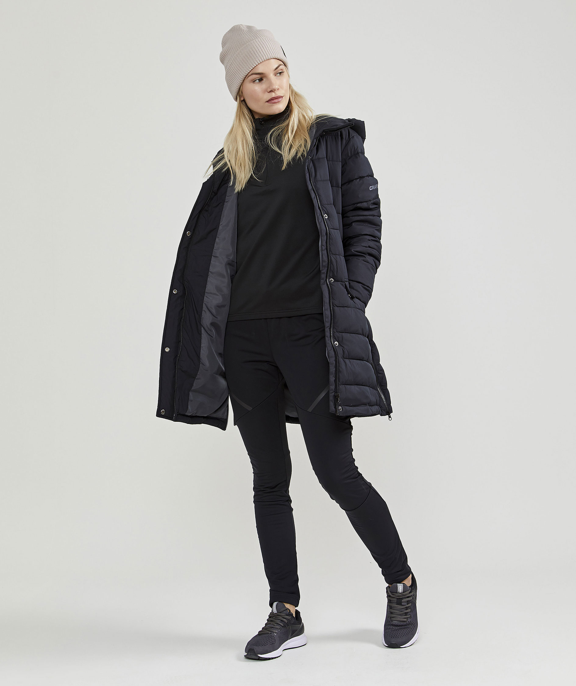 Craft Core Gain half zip dame midlayer