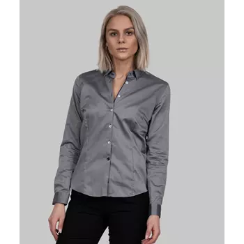 J. Harvest & Frost Twill Red Bow 122 lady fit shirt, Grey
