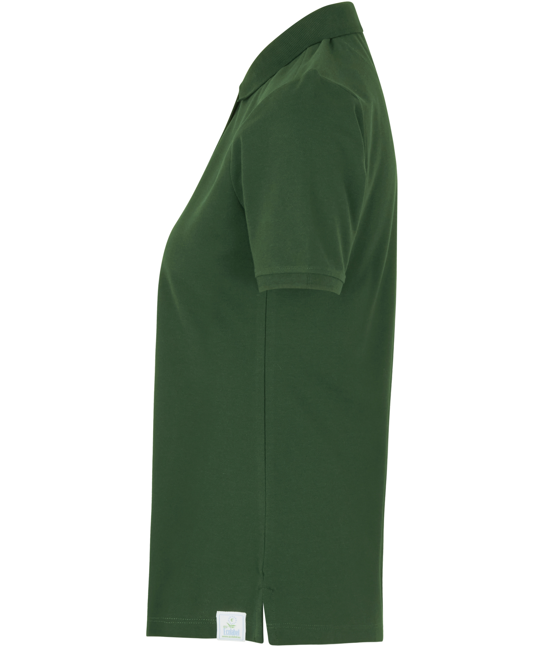 ID PRO Wear CARE dame polo T-skjorte, Flaskegr&oslash;nn, large image number 2