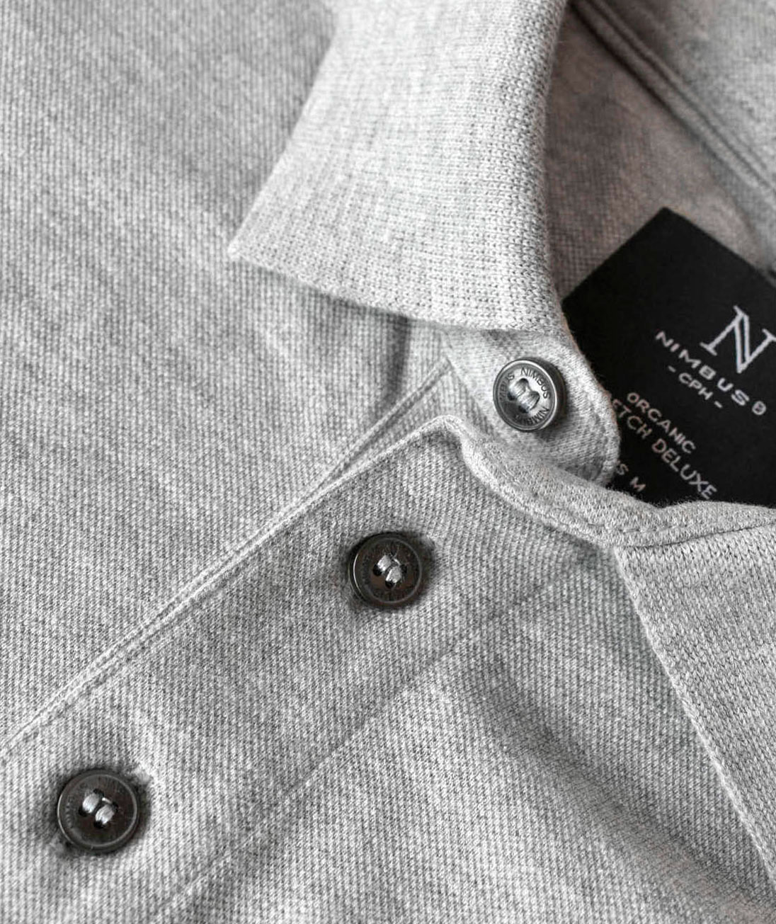 Nimbus Harvard Polo T-shirt, Grey melange, Grey melange, large image number 2