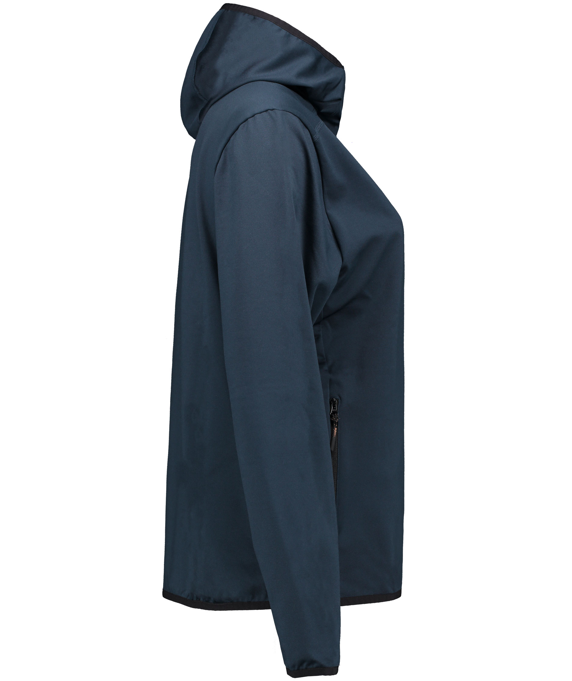 Westborn hoodie med dragkedja dam, Midnight Blue, large image number 5