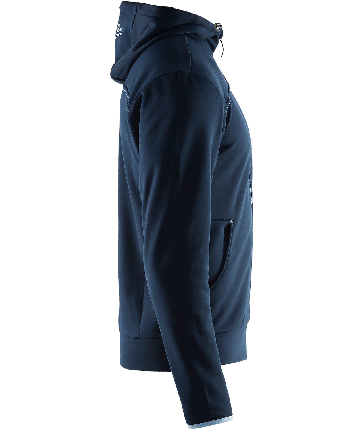 Craft Leisure hoodie with zipper, Dark navy, large image number 3