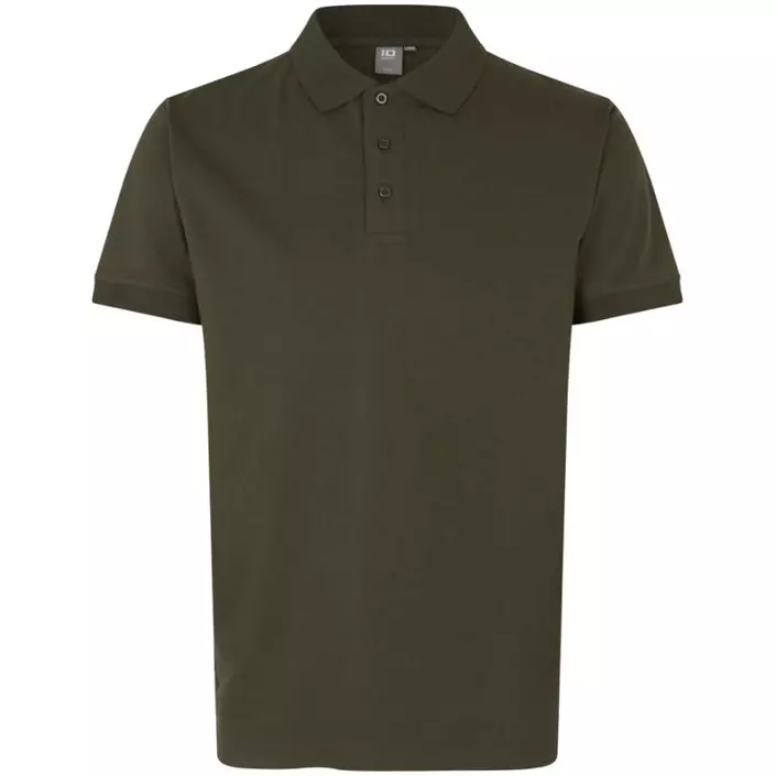 ID Stretch Poloshirt, Olive, large image number 0