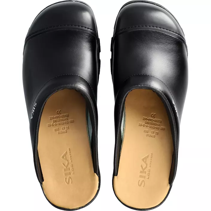 Sika Flex LBS safety clogs without heel cover SB, Black, large image number 3