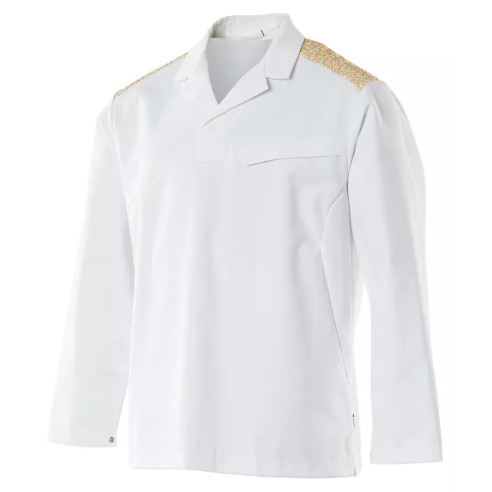 Mascot Food & Care HACCP-approved smock, White/Curryyellow, large image number 2